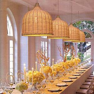 Arturesthome 1 Light Rattan Woven Pendant Light Kitchen,19.68in Handmade Ceiling Lighting Chandelier, Large Hanging Lampshade Fixture Home Decor