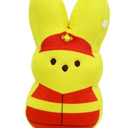 5 x Peeps Dress Up Firefighter Plush, 5.75in 