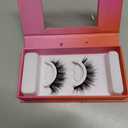 Lilly Lashes 3D Self Adhesive Eyelashes, No Lash Glue Needed, Body Heat Activated Press on Lashes, Reusable Self Adhesive Eyelashes Up to 5x, Easy to Apply & Remove (JetSetter)