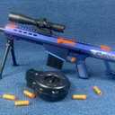 Toy Gun with Soft Bullets Shell Ejecting, Manual Foam Blasters Guns with 60 Bullets, Toy Gun Birthday Gift, Yellow
