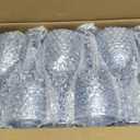 24pcs Blue Plastic Wine Glasses 13.5oz Reusable Acrylic Wedding Goblets Toasting Glassware Unbreakable Wine Cups with Long Stem Crystal Drinking Glasses Champagne Flutes for Bar Restaurants Party