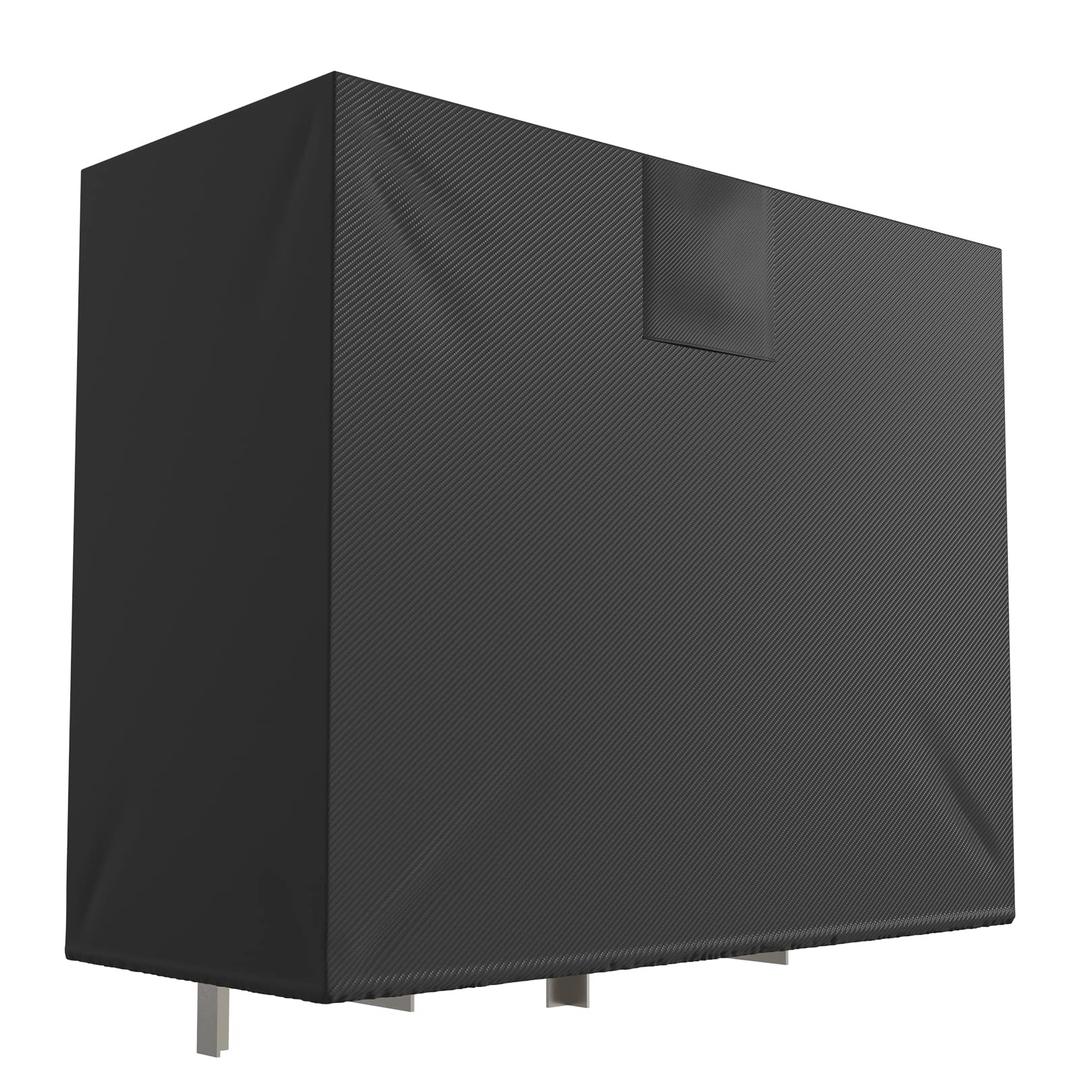 KLOLKUTTA Mini Split Air Conditioner Covers, Windproof Small AC Winter Cover for Outdoor Compressor-Heat Pump Unit Cover Fits Up to 35.8 x 14.1 x 27.1 Inches