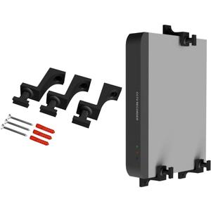 Adjustable Brackets Wall Bracket for DVR NVR Router Switch Mini PC Console Freeview Cable Box Wall Mount Modem - Universal Hideit Wall & Under Desk Mount for Devices 1.18-2 inches Thick Made in UK