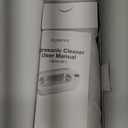 Upgraded KUNPHY Ultrasonic Jewelry Cleaner, 350ML 48KHz Professional Ultrasonic Cleaner Machine with 3 Digital Timers, Touch Operation for Eyeglass, Watches, Ring, Silver, Gold, Diamond (White)