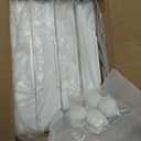 4 Tier Storage Bins with Lids, 23QT Stackable Closet Organizers and Storage with Wheels, Collapsible Storage Boxes, Foldable Plastic Storage Containers for Home,Office, Dorm Room-White