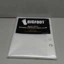 BigFoot Shower Curtain Liner  72 x 72 PEVA Heavy Duty Shower Curtain with Rustproof Metal Grommet and 3 Magnetic Weights  Odor Free and Compatible with Standard Showers, Clear