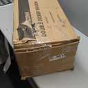 400L Large Double Decker Wagon Collapsible, 450lbs Beach Wagons Carts Foldable Heavy Duty, 55" Extended Utility Folding Cart for Camping, Garden, Sports, Grocery, Shopping (Black)