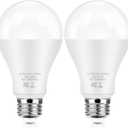 TOBUSA LED Light Bulbs 150 Watt Equivalent, 20W Super Bright Light Bulbs, Daylight White 5000K, A21 LED Bulbs E26 Base, Non-Dimmable, No Flicker Brightest Bulb for Bedroom Living Room Home, 2-Pack