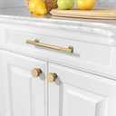 Asidrama 10 Pack 5 Inch(128mm) Champagne Bronze Cabinet Pulls Kitchen Cabinet Handles Champagne Drawer Hardware for Cupboard