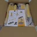 21000Lumen LED Work Lights with Stand - 3 Head Portable Work Light with 16FT Cord - IP66 Waterproof Tripod Worklights for Outdoor Indoor Job Site Workshop Garage Construction Site Lighting