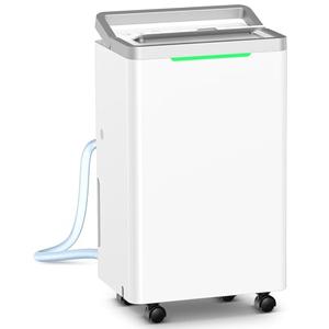 2500 Sq. Ft Dehumidifier for Basement with Drain Hose, 34 Pint/Day