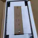 Need Computer Desk, 47 inch Home Office Desk, Modern Simple Style Home Office Gaming Desk, Basic Writing Table for Study Student, Black Metal Frame, Black