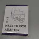 Tesla Charger AdapterNACS to CCS Adapter for EV Charging at Tesla Supercharger Stations - Fast DC Charging Tesla to CCS Adapter for Ford and Rivian EVs