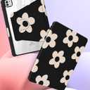 Kidcube for iPad Pro 11 Inch Case M4 2024 5th Generation - for Women Girls Cute Folio Cover with Pencil Holder Girly Kawaii Flower Floral Design Rotating Stand for iPad Pro 11'' Case 2024 M4 5th Gen