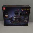 Pirate Ship Building Sets with Lights,MOC Black Pearl Ships Building Blocks for Adults,Pirate Boat Building Toys,Collectible for Home Decor,Valentine Day Birthday Gift for Boys 8-14(2288Pcs)