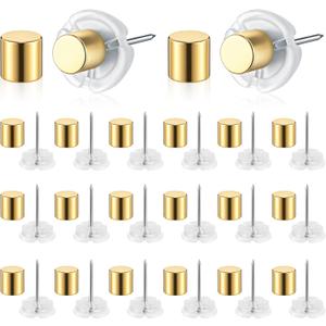Outus 20 Sets Magnetic Push Pin Magnet Thumb Tack Poster Hanger Thumb Tacks for Wall School Supplies Classroom Decoration Bulletin Boards (Gold) Outus 20 Sets Magnetic Push Pin Magnet Thumb Tack Poster Hanger Thumb Tacks for Wall School Supplies Classroom Decoration Bulletin Boards (Gold)