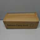 6.6 FT Arch Stand with Arch Stand Cover, Wedding Arch Backdrop Stand and Beige Arch Cover for Birthday Party Wedding Ceremony Bridal Baby Shower, BS01-5