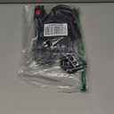 PHOEPET No Pull Dog Harness Medium Reflective Front Clip Vest with Handle,Adjustable 2 Metal Rings 3 Buckles,[Easy to Put on & Take Off](M, Black)