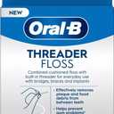 Oral-B Threader Floss 30 Count: 6 Envelopes of 5 Threaders (Pack of 3)
