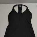 Danysu V Neck Racer Back Tank Top for Women Padded Ribbed Long Tank Fitted Basic Cami Tops, M