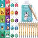 Yeaqee 80 Pcs Dog Gifts Set Puppy Party Favors Cute Inspirational Thank You Christmas Appreciation Motivational Bulk Gift for Women Dog Pet Lover Veterinary