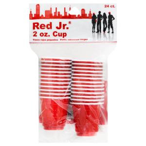 6 x Red Jr, 2 Ounce Cup, 24 Count