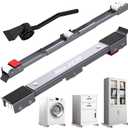 Appliance Rollers Heavy Duty,Max 36inch Extendable Appliance Sliders with Anti-Slip Column Feet & Lifter Lever Tool,Easily Move Washer,Dryer Machines,Furniture, Refrigerators Base Stand Up to 1322Lbs