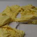 Wrap Around Dust Ruffle Bed Skirt - Yellow - for King Size Beds with 12 Inch Drop - Easy Fit Elastic Strap - Adjustable Pleated Bedskirt w/Brushed Fabric - Wrinkle Free - for Women, Men, Kids & Teens