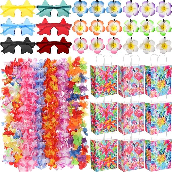 Soulchen 72 Pcs Hawaiian Party
