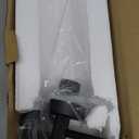 Phansthy Black Rustic Industrial Wall Sconce Light with Tubular Clear Glass Lampshade for Bedroom, Living Room, Dining Room, Kitchen (Single Sconce)