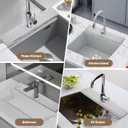 Faucet Mat for Kitchen Sink - 23.6" Diatomite Fast Stone Drying Mat for Kitchen Counter Tray Absorbent Mat Splash Guard for Bathroom Counter Kitchen Sink Accessories (Light Gray)