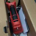 Brushless Power Grease Gun Compatible with Milwaukee 18V Battery (Tool ONLY), 10,000 PSI, 5 Variable Speed, 30" Hose 14OZ Capacity for Bulk & Cartridge Grease, Safety Lock, LED, Low-Voltage Protection (Red)