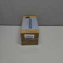 Makeup Brush Holder with Lid, Push Pop-Up Makeup Brush Organizer,4 Slots Makeup Cosmetics Organizerfor Vanity Decor, Bathroom Countertop ,Large Capcity, Dustproof,Waterproof | White and Gold