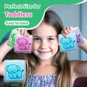 Boo Boo Ice Pack for Kids, Elephant Shaped Gel Ice Pack for Injuries, Cute Reusable Cold Compress for Children's Bumps & Bruises, Also Great for Lunch Boxes