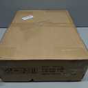 Tohomeor Vintage Dresser Vertical Nightstand with Neutral Botanical Plant Fabric Chest Drawers for Closet Bathroom Storage Tower Unit Bed Side Organizer Farmhouse Rustic (Multi, 4 Drawers) (11.8"D x 15.8"W x 31.5"H (4 Drawers))