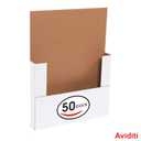 Box USA Mailer Boxes Medium 14 1/4"L x 11 1/4"W x 2"H 50-Pack - Corrugated Cardboard Box for Shipping, Moving, Mailing, Packing, Packaging and Storage