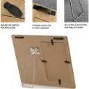 IAXIC Fathers Day, To Dad Photo Frame Gifts, Wooden Picture Frame Gift, Daughters Picture Tabletop Frame, Gifts for Dad from Daughter Son