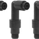 Combination Check Valve and Elbow Compatible with Pentair R172061 and R172061Z for Automatic Chlorine/ Bromine Pool and Spa Feeders (3-Pack)