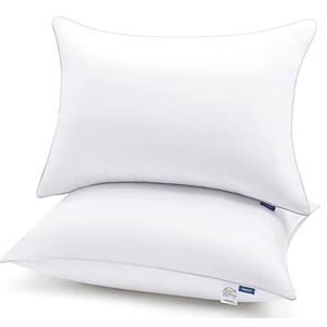 CozyLux Pillows Standard Size Set of 2, Hotel Quality Bed Pillows for Sleeping 2 Pack, Cooling Pillows for Side Back and Stomach Sleepers, Down Alternative Luxury Soft Supportive Pillows (18x26)