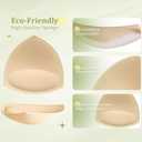 URSMART Bra Pads Inserts, Bra Cups Inserts,Removable Breathable Push up Bra Inserts for Sports Bra or Bikini Tops
