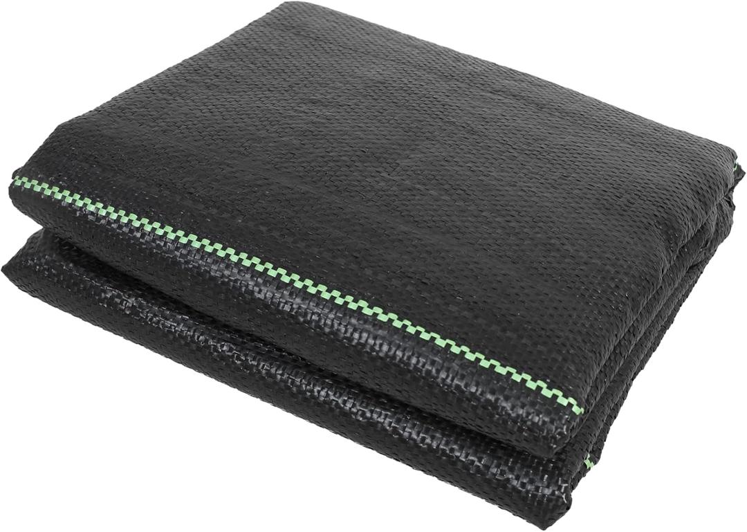 3ft x50ft Black Weed Barrier Landscape Fabric Heavy Duty 3.2OZ French Drain Fabric Ground Cover Weed Cloth for Erosion ControlOutdoor Gardening Weed Control Mat