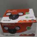 ALUSSO Dusk to Dawn Outdoor Lighting, 25W 2000LM Dusk Till Dawn Outdoor Light 120V, 3000K/4000K/6000K 3CCT IP65 Security Lights ETL Listed Dusk to Dawn Hardwired for House Yard Walkway Black 1 Pack