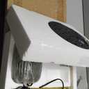 Upgraded Dimmable Glass Floor Lamp for Living Room, Modern Gold Standing Lamp with Green Ribbed Glass Lampshade & Knob Dimmer, Arc Tall Lamp for Bedroom Office Reading Room, 2700K Led Bulb Included