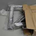 EAGMAK Heavy Duty Clothes Rack Load 420 LBS, Rolling Garment Rack with Lockable Wheels, Standing Metal Clothing Rack with Shelves, Portable Wardrobe Sturdy Coat Rack for Hanging Clothes (Silver) (43.318.963)