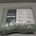 LuxClub 4 PC King Sheet Set, Breathable Luxury Bed Sheets, Deep Pockets 18" Wrinkle Free Cooling Bed Sheets Machine Washable Hotel Bedding Silky Soft - Tree Moss Green King