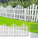 No-Dig Garden Edging Border 13FT Landscape Edging 14.6 Inch Tall for Flower Bed Fence, 14pcs Garden Lawn Edging with Stakes