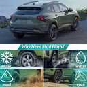 Mud Flaps Compatible with Chevrolet Trax 2026 2025 2024, Mud Guards 4pcs Fender Guards Compatible with Chevy Trax Accessories 2026 2025 2024 No Drill Splash Guards