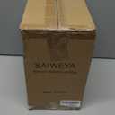 SAIWEYA Cordless Table Lamp, 5000mAh Rechargeable Battery Operated Portable Lamp, Dimmable+3 Colors LED Touch Control, Vintage Crystal Lamp for Bedroom, Kitchen, Bar, Office (Gold-2 Pack)