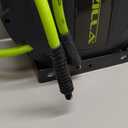 Flexzilla Retractable Enclosed Plastic Air Hose Reel, 3/8 in. x 50 ft., Heavy Duty, Lightweight, Hybrid, ZillaGreen - L8250FZ