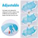 Baby Bath Support Mesh Pad Newborn Bath Tub Seat Net Non-Slip Baby Tub Mat Floating Bathtub Seat Cushion Adjustable Pillow for Bathing Cushion Pad Mat for 0-3 Years Old (No Bathtub)